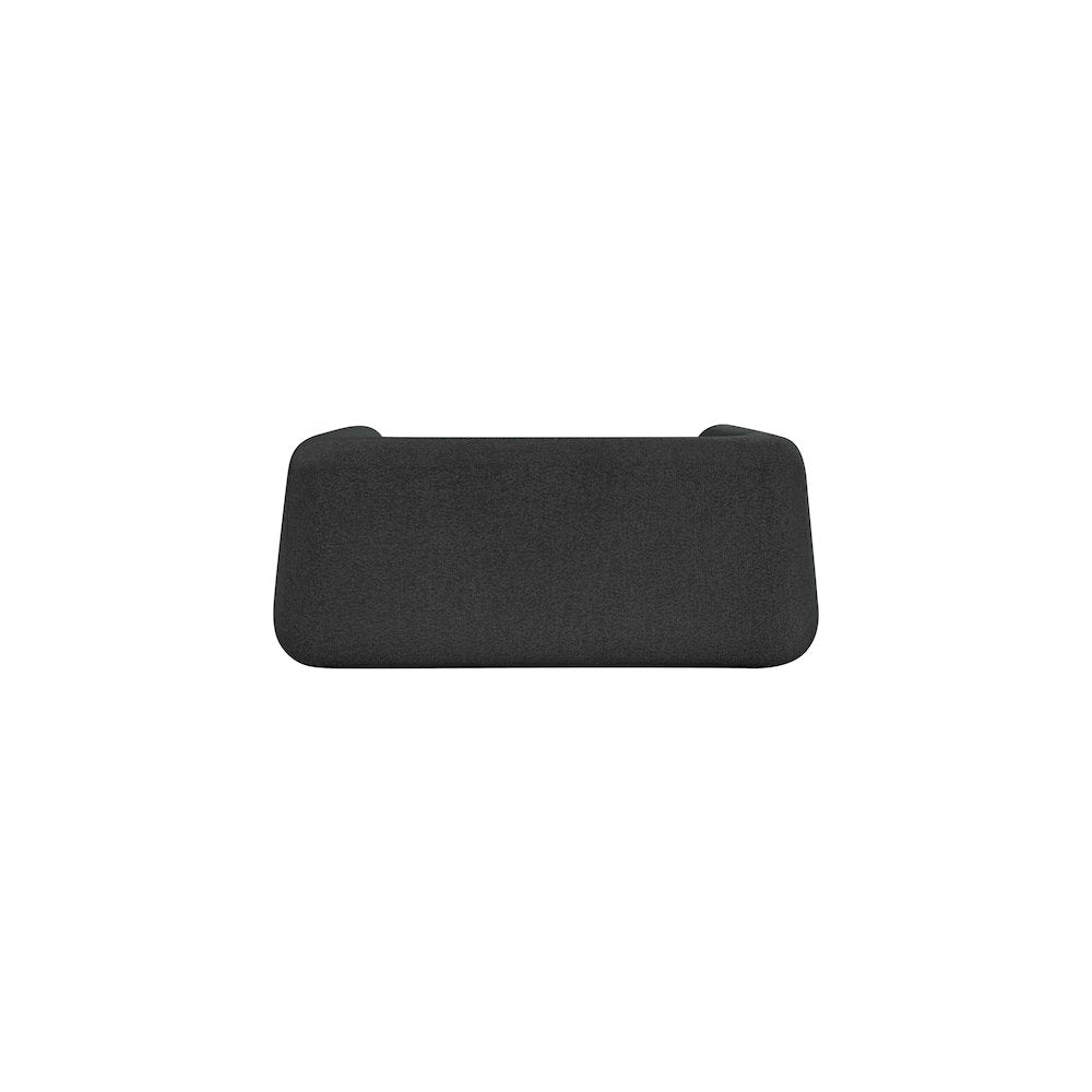 Abbington Black Boucle Fabric Loveseat