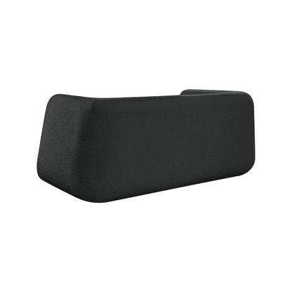 Abbington Black Boucle Fabric Loveseat