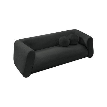 Abbington Black Boucle Fabric Sofa