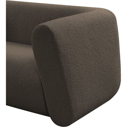 Abbington Brown Boucle Fabric Chair