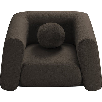 Abbington Brown Boucle Fabric Chair