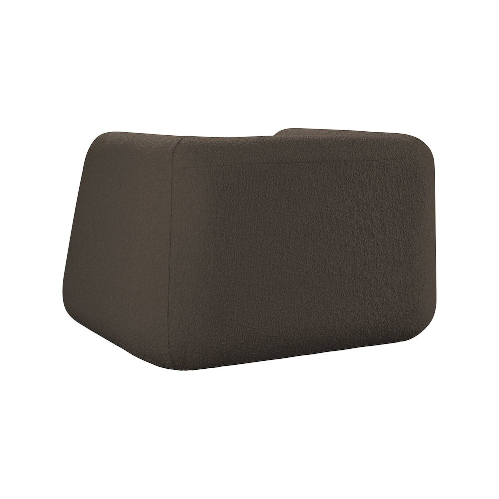 Abbington Brown Boucle Fabric Chair