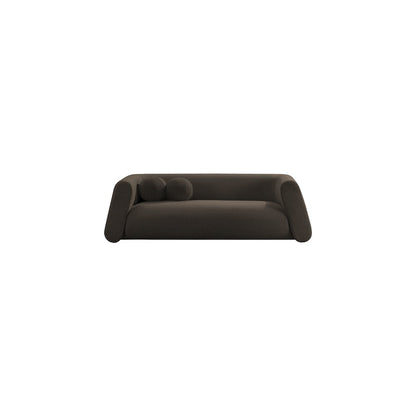 Abbington Brown Boucle Fabric Sofa