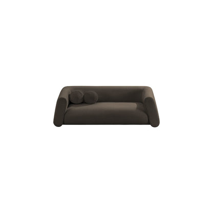Abbington Brown Boucle Fabric Sofa