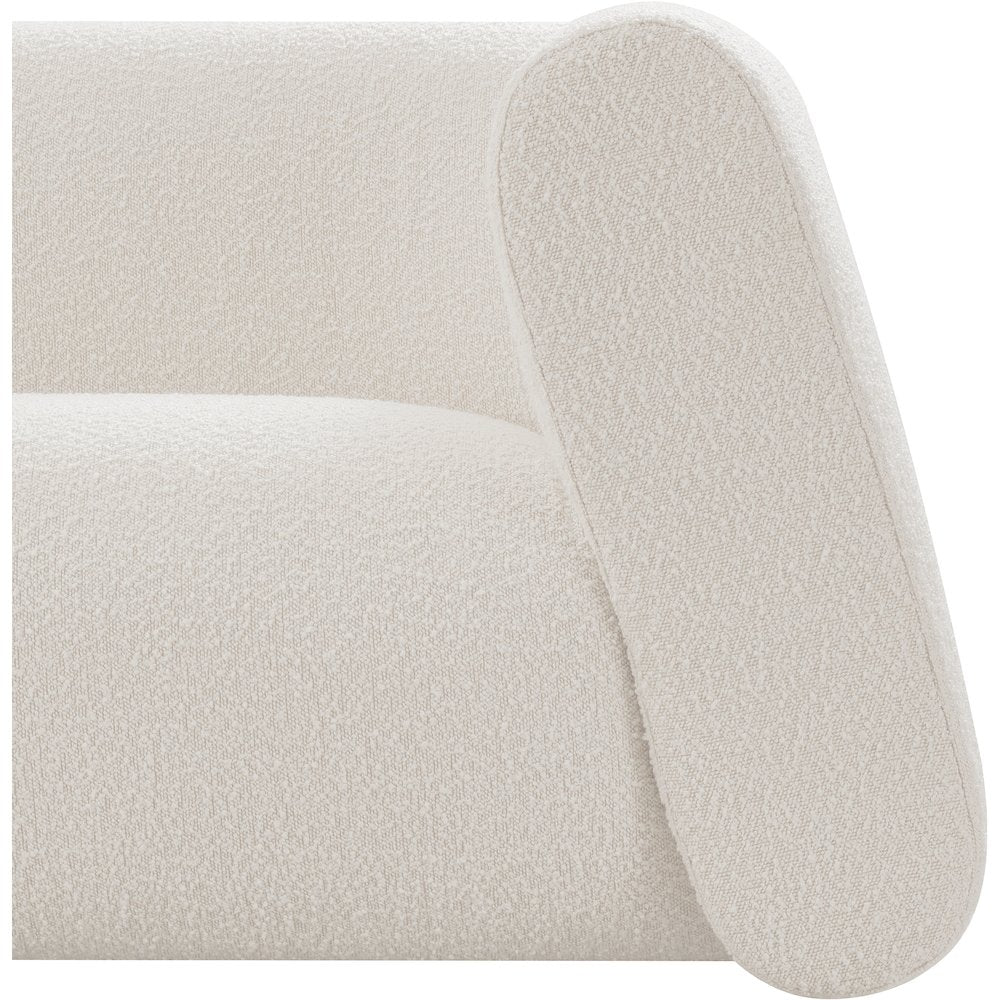 Abbington Cream Boucle Fabric Sofa