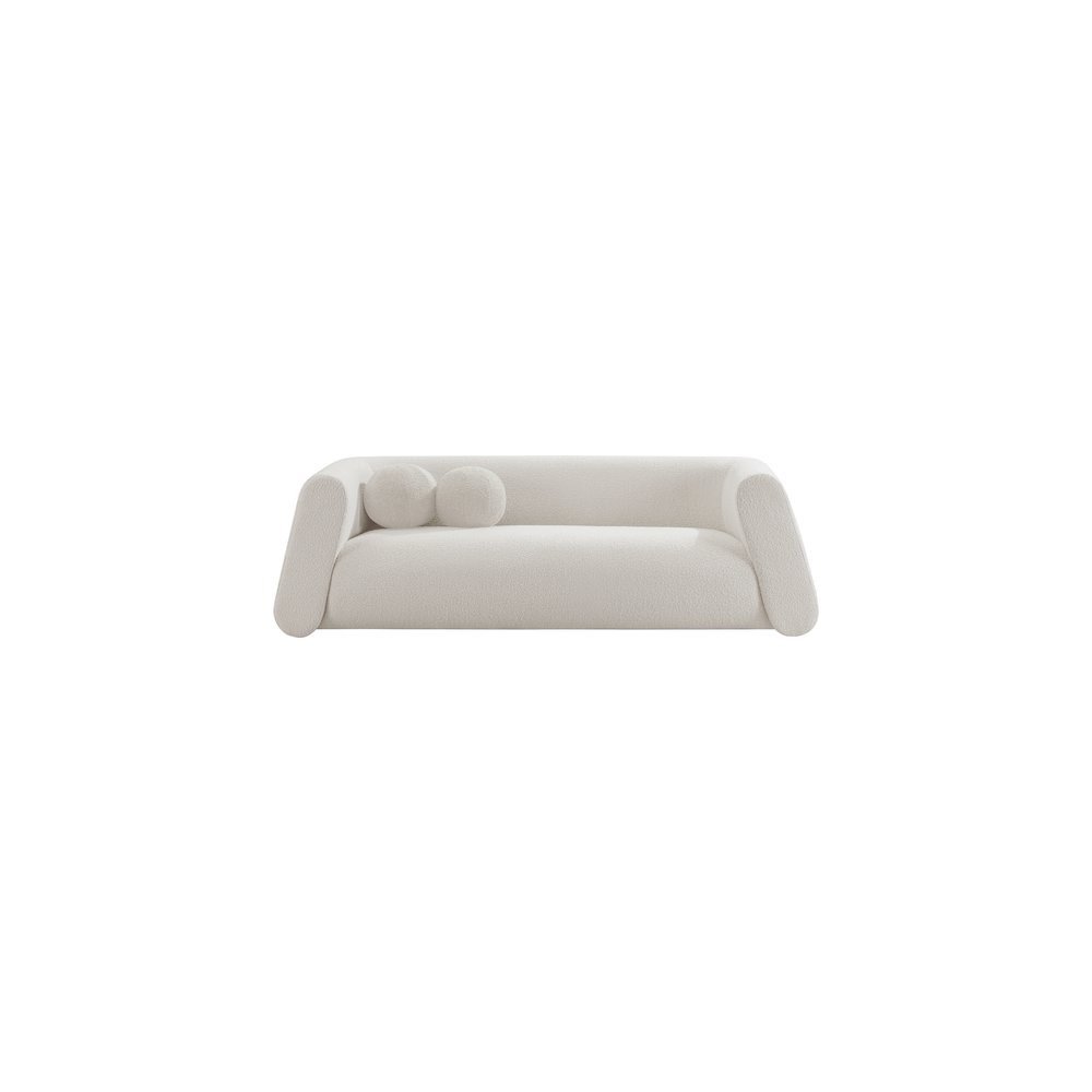 Abbington Cream Boucle Fabric Sofa