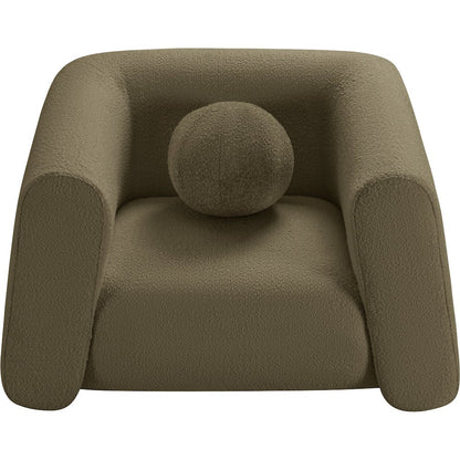 Abbington Olive Boucle Fabric Chair