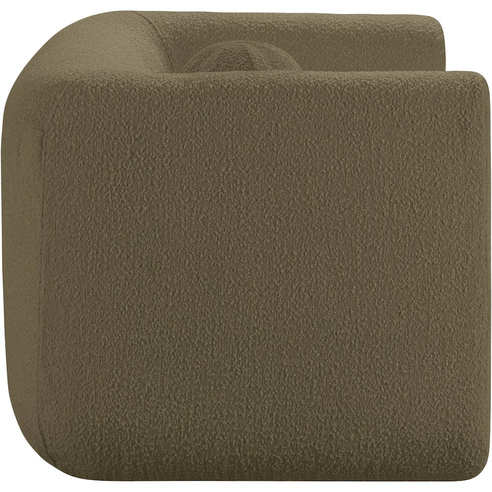 Abbington Olive Boucle Fabric Chair