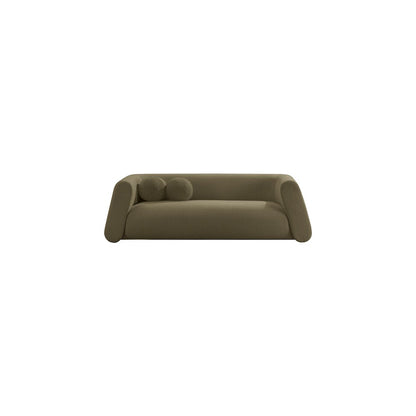 Abbington Olive Boucle Fabric Sofa