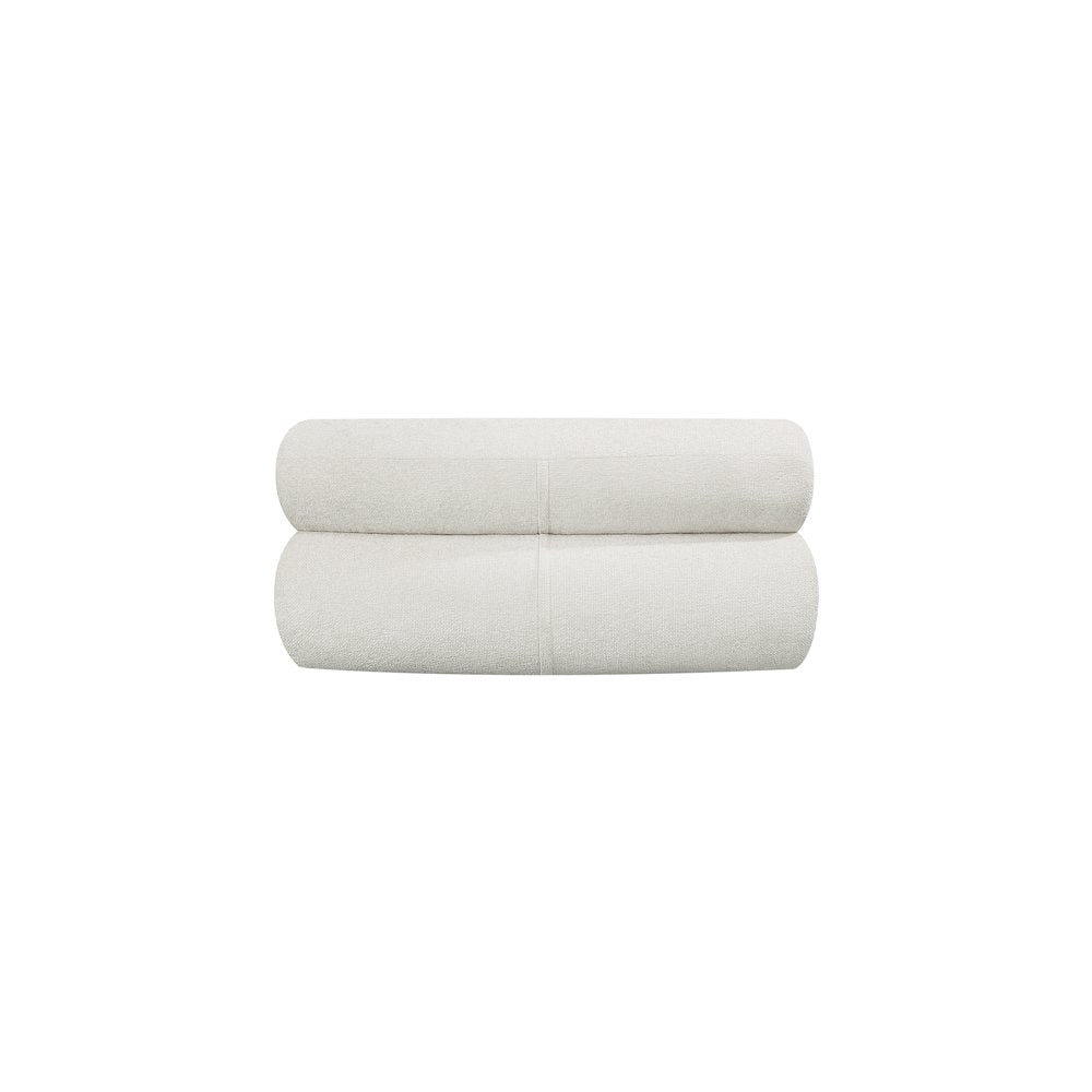 Bale Cream Chenille Fabric Modular Chair