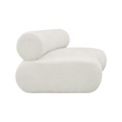 Bale Cream Chenille Fabric Modular Chair