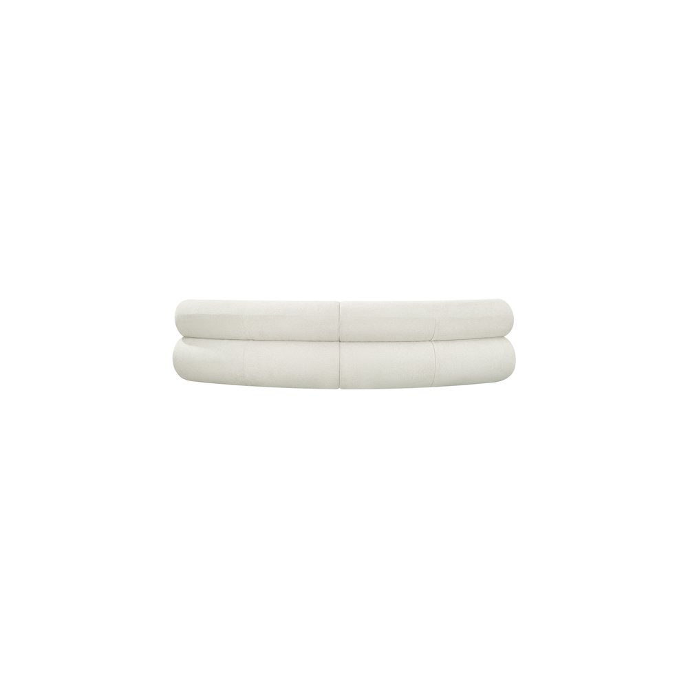 Bale Cream Chenille Fabric Modular Sofa