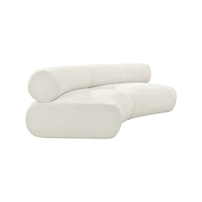 Bale Cream Chenille Fabric Modular Sofa