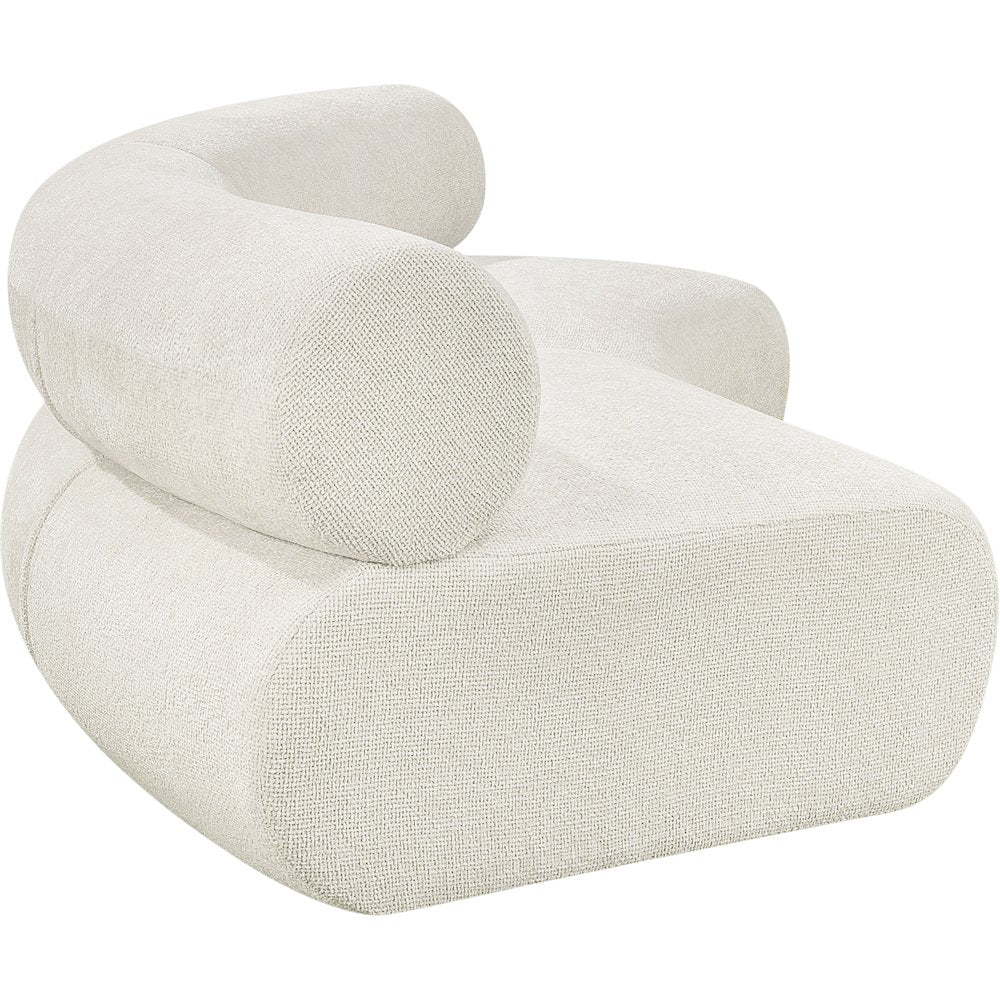 Bale Cream Chenille Fabric Modular Sofa