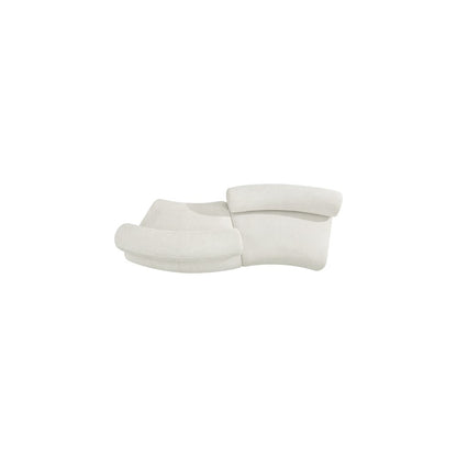 Bale Cream Chenille Fabric Modular Sofa
