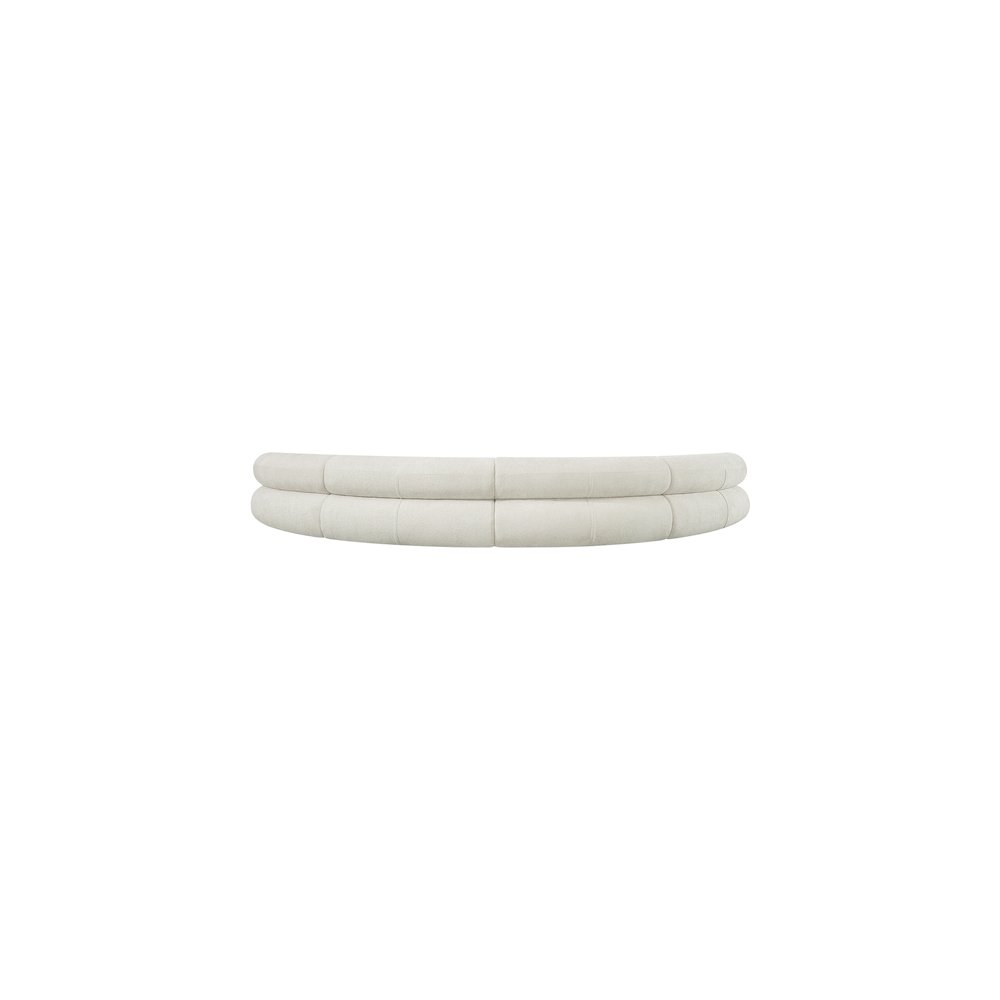 Bale Cream Chenille Fabric Modular Sofa