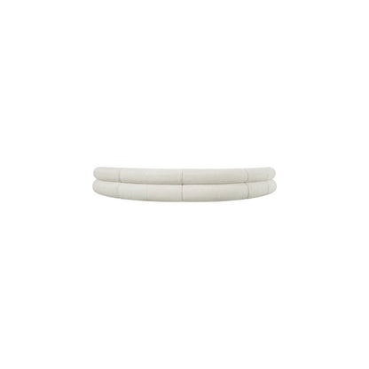 Bale Cream Chenille Fabric Modular Sofa