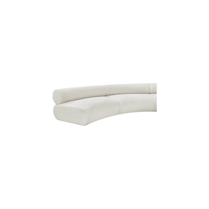 Bale Cream Chenille Fabric Modular Sofa