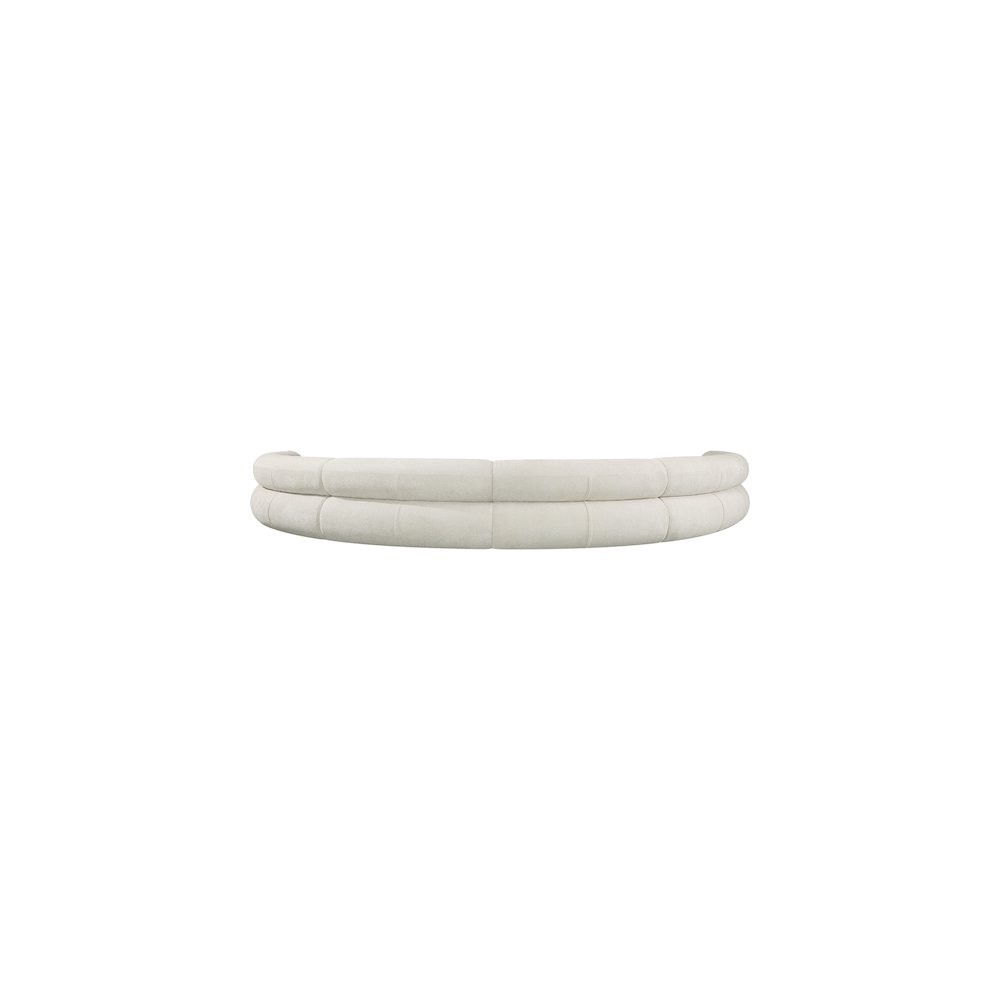 Bale Cream Chenille Fabric Modular Sofa