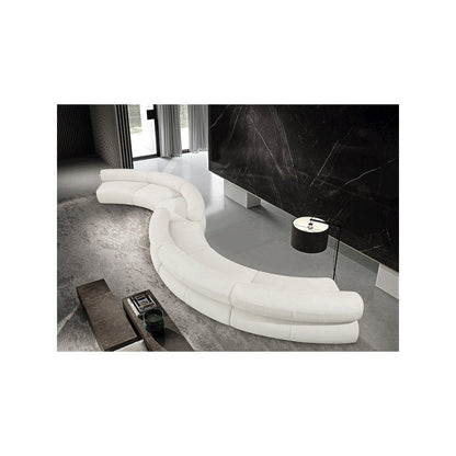 Bale Cream Chenille Fabric Modular Sofa