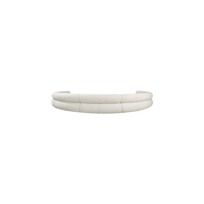 Bale Cream Chenille Fabric Modular Sofa