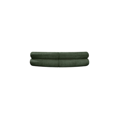Bale Green Chenille Fabric Modular Sofa