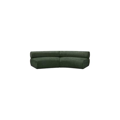 Bale Green Chenille Fabric Modular Sofa