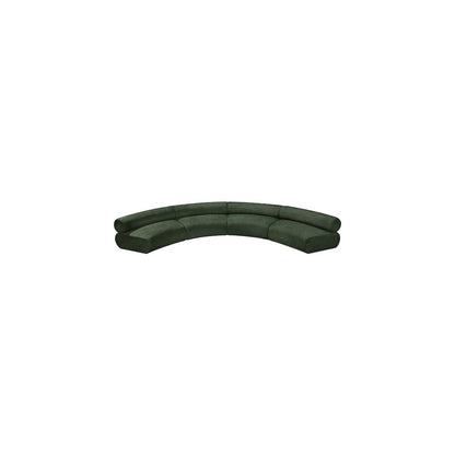 Bale Green Chenille Fabric Modular Sofa