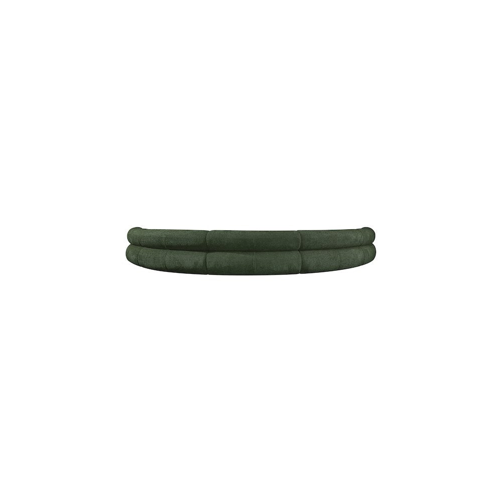 Bale Green Chenille Fabric Modular Sofa