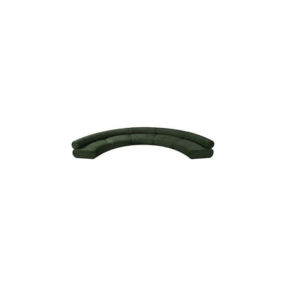 Bale Green Chenille Fabric Modular Sofa