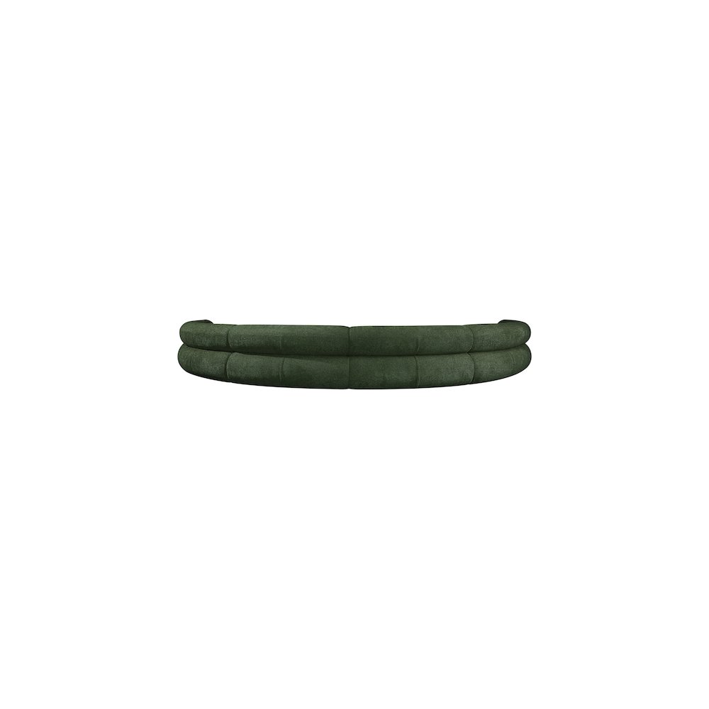 Bale Green Chenille Fabric Modular Sofa