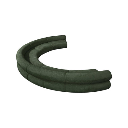 Bale Green Chenille Fabric Modular Sofa