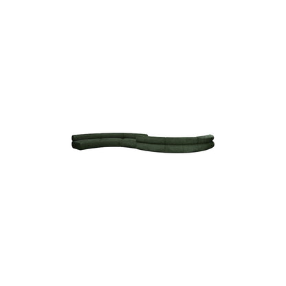 Bale Green Chenille Fabric Modular Sofa