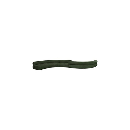 Bale Green Chenille Fabric Modular Sofa