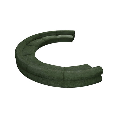 Bale Green Chenille Fabric Modular Sofa