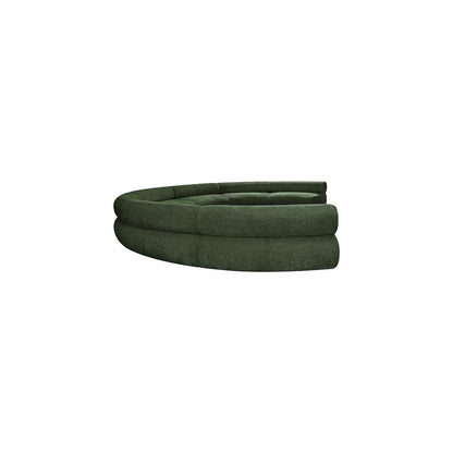 Bale Green Chenille Fabric Modular Sofa