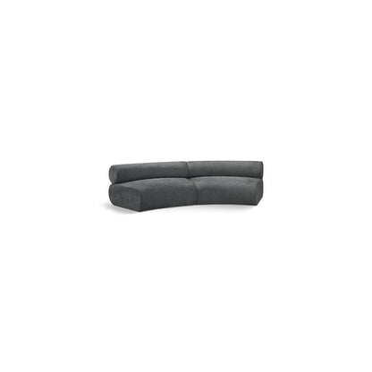 Bale Grey Chenille Fabric Modular Sofa