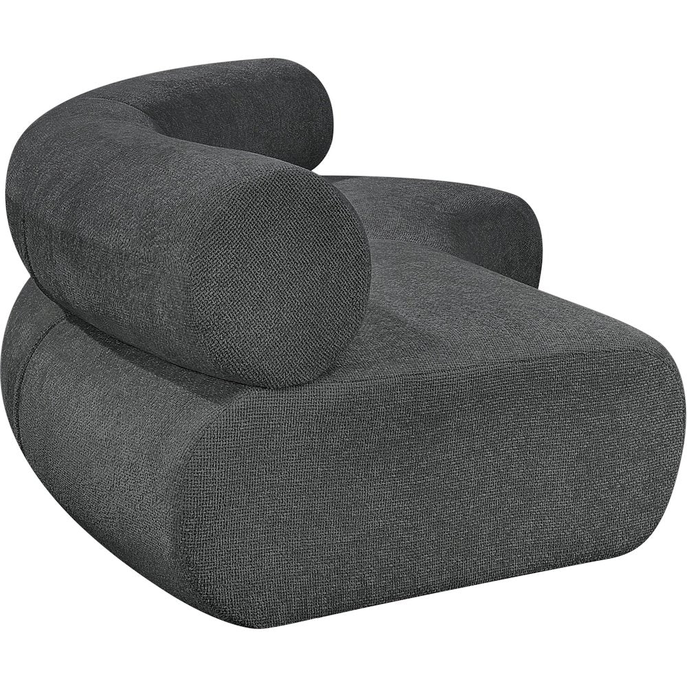 Bale Grey Chenille Fabric Modular Sofa