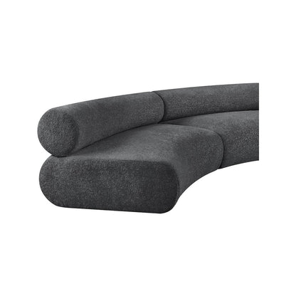 Bale Grey Chenille Fabric Modular Sofa