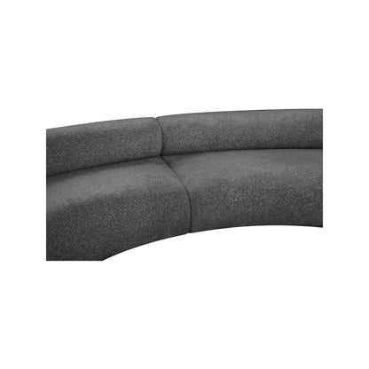Bale Grey Chenille Fabric Modular Sofa