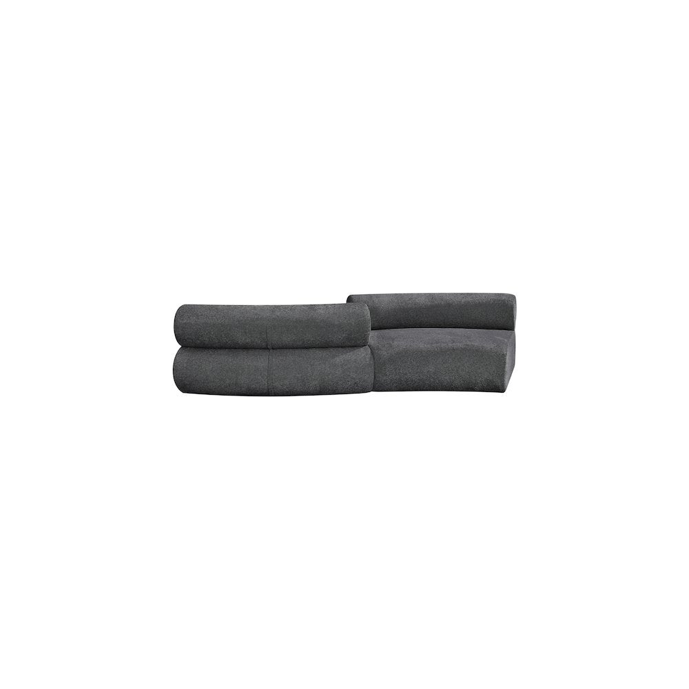 Bale Grey Chenille Fabric Modular Sofa
