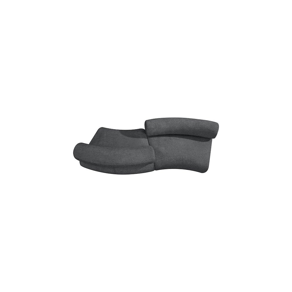 Bale Grey Chenille Fabric Modular Sofa