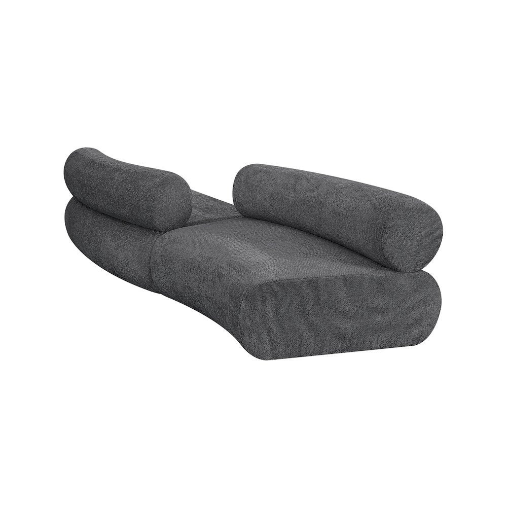 Bale Grey Chenille Fabric Modular Sofa