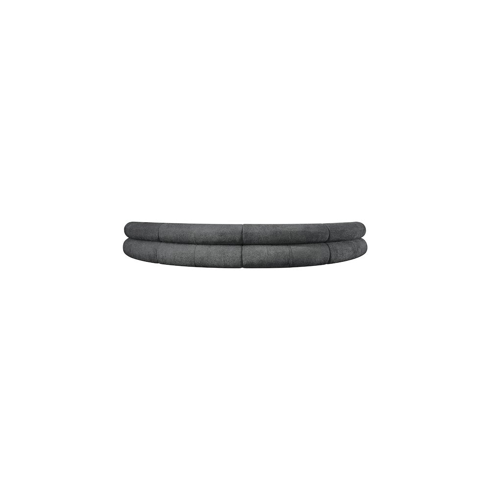 Bale Grey Chenille Fabric Modular Sofa