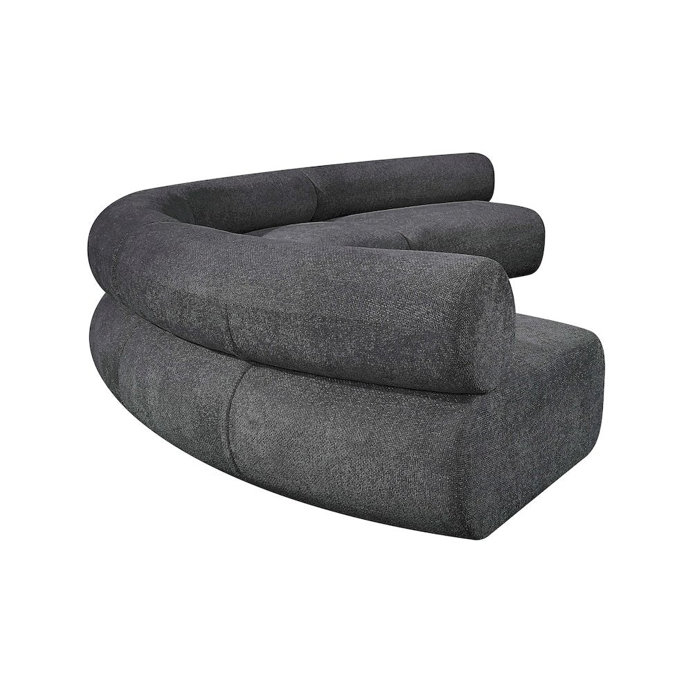Bale Grey Chenille Fabric Modular Sofa