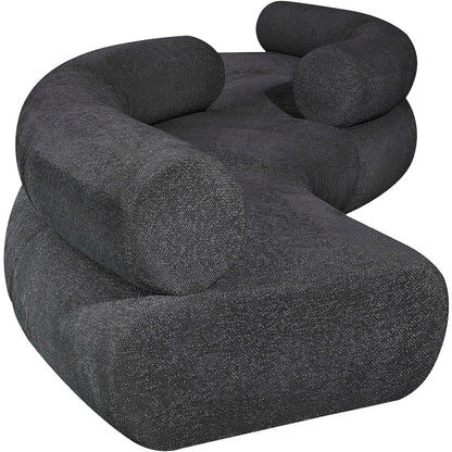 Bale Grey Chenille Fabric Modular Sofa