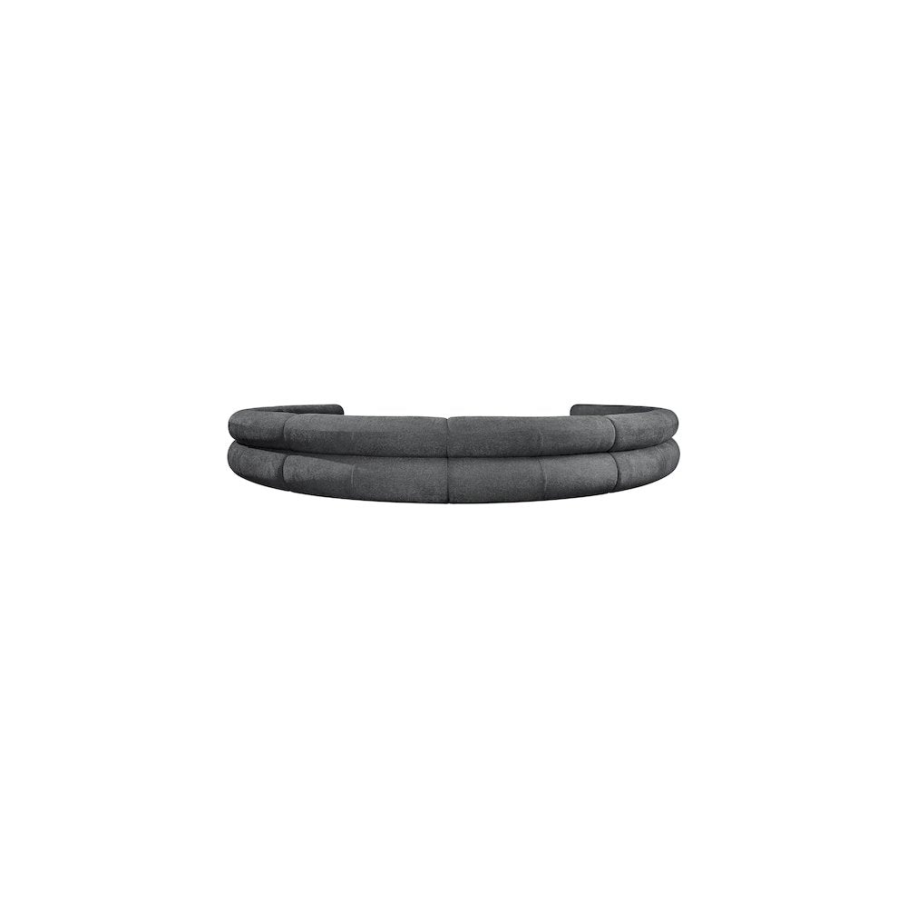 Bale Grey Chenille Fabric Modular Sofa