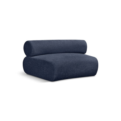 Bale Navy Chenille Fabric Modular Chair