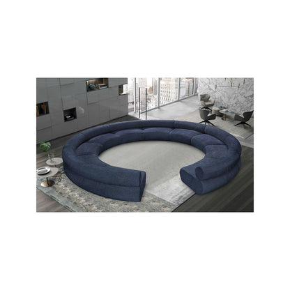 Bale Navy Chenille Fabric Modular Sofa