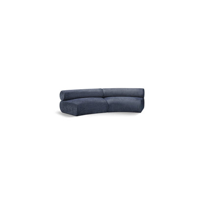 Bale Navy Chenille Fabric Modular Sofa